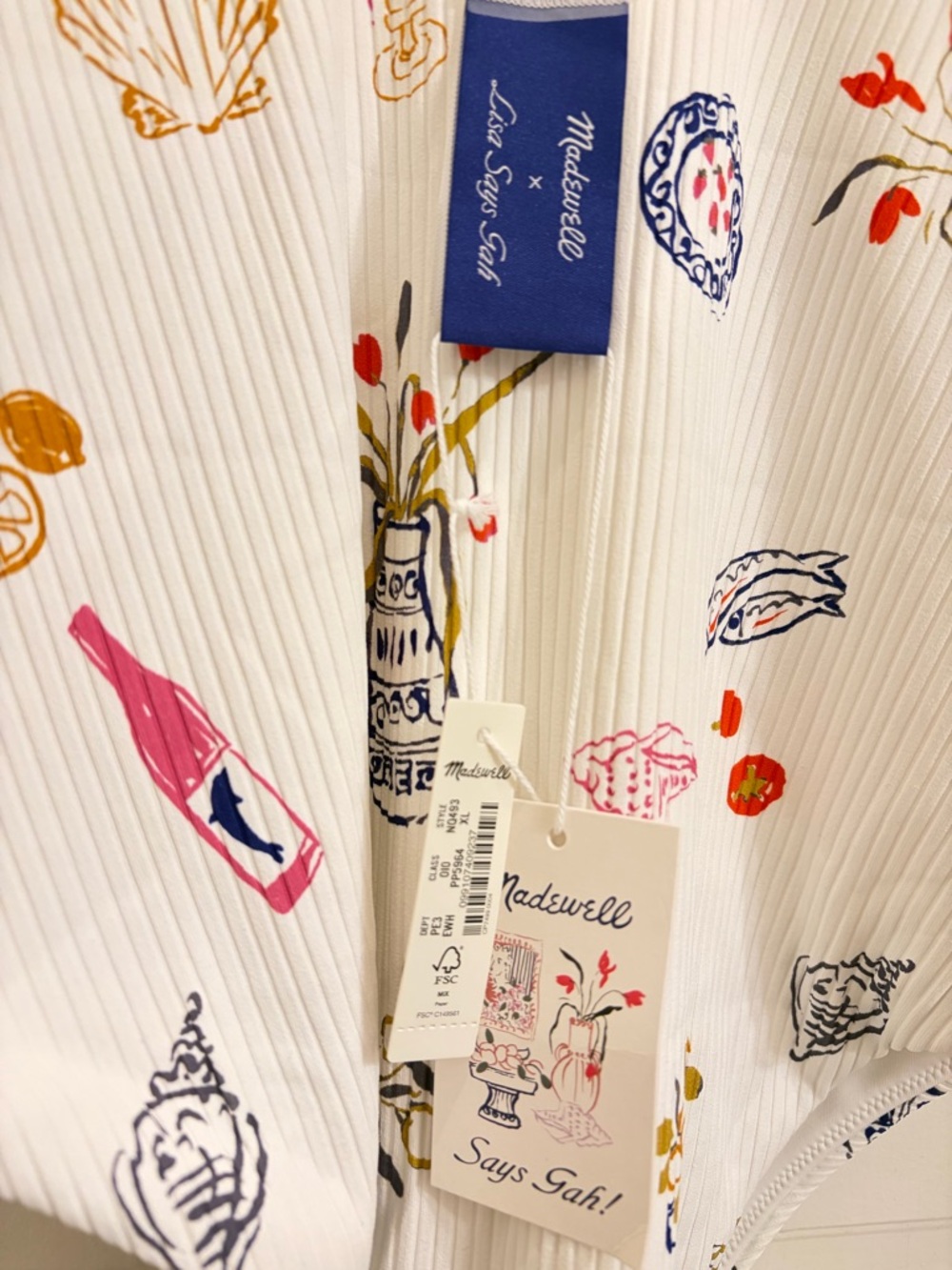 NWT madewell x lisa says gah scoopneck one-piece swimsuit - Picture 7 of 7